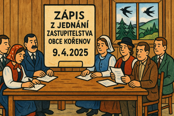 Ilustrační obrázek k aktualitě: Zápis z jednání Zastupitelstva obce Kořenov