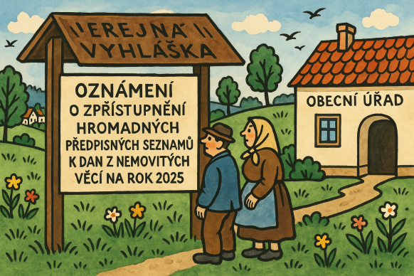 Ilustrační obrázek k aktualitě: Veřejná vyhláška
