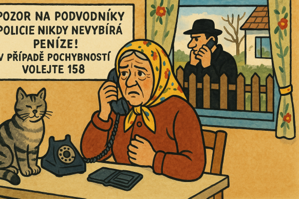 Ilustrační obrázek k aktualitě: Policie České republiky varuje občany před pod