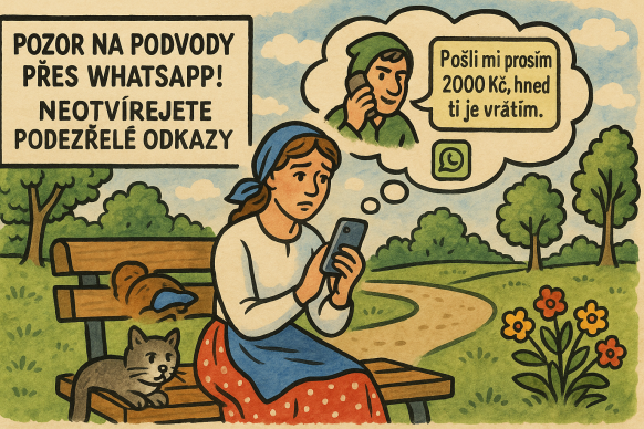 Ilustrační obrázek k aktualitě: Policie České republiky varuje před novým trik