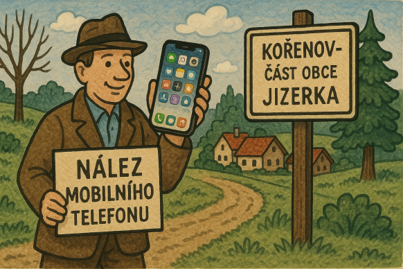 Ilustrační obrázek k aktualitě: Nález mobilního telefonu iPhone, místo: Kořeno