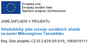 Logo a informace o Mikroregionu Tanvaldsko